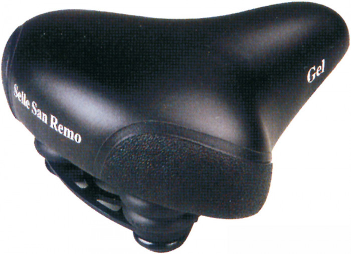 Sa Selle San Remo cu arcuri Uomo Gel, 252x225mm, culoare negru PB Cod:442600051RM