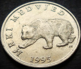 Moneda 5 KUNA - CROATIA, anul 1995 * cod 2795