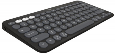 Tastatura Bluetooth Logitech Pebble Keys 2 K380s, QWERTY UK, grafit - RESIGILAT foto