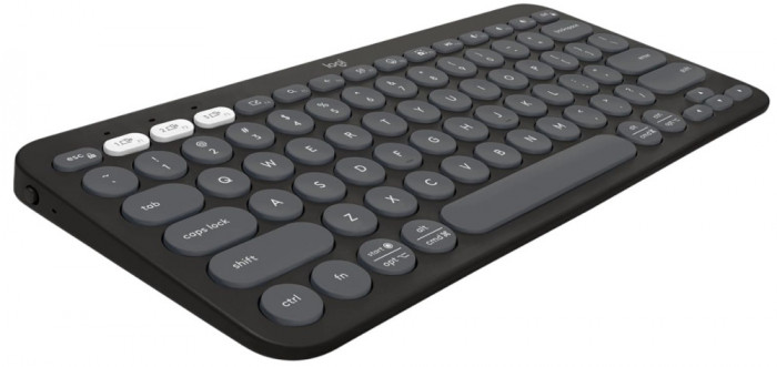Tastatura Bluetooth Logitech Pebble Keys 2 K380s, QWERTY UK, grafit - RESIGILAT