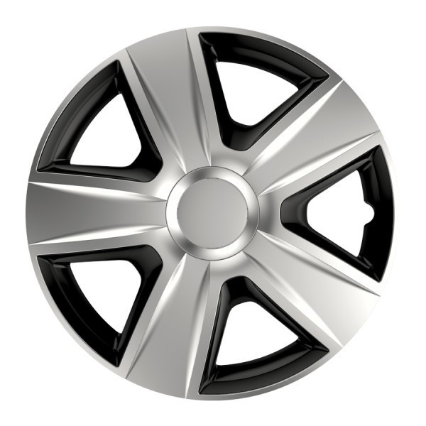 Set capace roti 15 inch Esprit DC, Negru si Argintiu AutoDrive ProParts