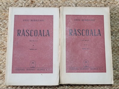 RASCOALA -LIVIU REBREANU 1946 , 2 VOLUME foto