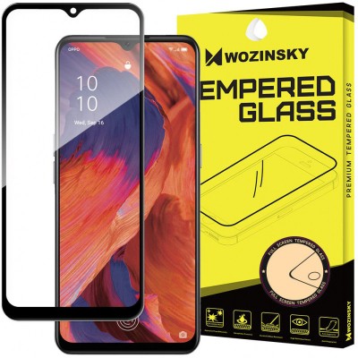 Folie Protectie Ecran WZK pentru Oppo A73, Sticla securizata, Full Face, Full Glue, Neagra foto