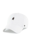 47 brand șapcă de baseball din bumbac Dog Base Runner Icon culoarea alb, uni, XX-BSRIC1411GWS-WHE