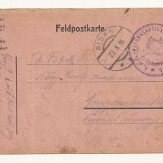 D2 Carte Postala Militara k.u.k. Imperiul Austro-Ungar, 1916, Regiunea Torontal