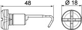 MAHLE CRX 49 000P Surub, buson radiator
