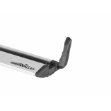 Bare transversale Green Valley Treck Vento Premium Silver Aluminiu pentru VOLKSWAGEN Polo Cross Hatchback 2006-2009, cu prindere pe bare longitudinale