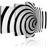 Cumpara ieftin Tablou - A black &amp; white hole 100x50 cm