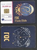 Romania 2001 Telephone card Cancer Sign Rom 95 CT.061