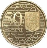 50 bani 2010 AUREL VLAICU PROOF cel mai RAR din serie NU ESTE DIN SET MONETARIE!