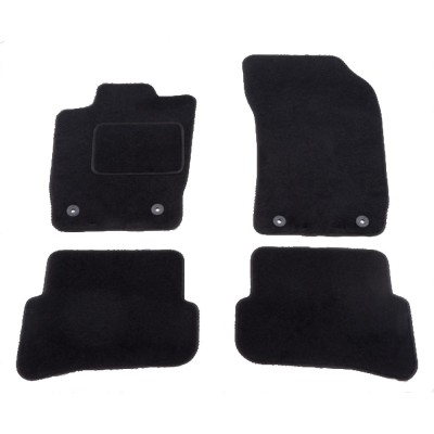 Set covorase auto mocheta Velor AUDI A1 (8X), 04.2010-12.2018, negru, foto