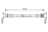 Conducta / cablu frana RENAULT MEGANE III Cupe (DZ0/1) (2008 - 2016) BOSCH 1 987 481 624