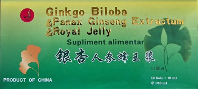 Ginkgo biloba+royal jelly+ginseng 10fiole naturalia diet foto