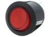 Comutator Basculant DPST ON-OFF 10A 250VAC Roșu cu Lumină Neon 230V