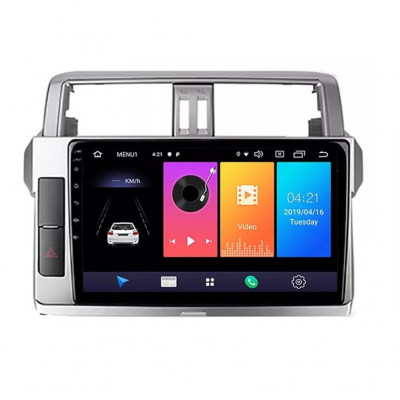 Navigatie Auto Multimedia cu GPS Toyota Prado 150 Land Cruiser (2014 - 2017), Android, Display 9 inch, 2GB RAM +32 GB ROM, Internet, 4G, Aplicatii, Wa foto