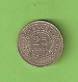 BELIZE 25 CENTI / 2015.