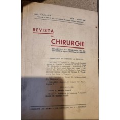 Revista de Chirurgie - Anul XLIV Nr. 7-8 Iulie-August 1941