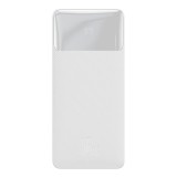 POWER BANK Baseus Bipow, 20000mAh, 15W, 2 x USB; 1 x USB Type-C, digital display pt. status baterie, total 3A, alb, &quot;PPBD050102&quot; (timbru verde 0.98 le