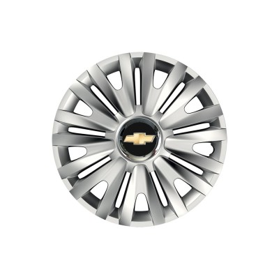 Set 4 capace roti Cu Inel Cromat Royal R14 pentru gama auto Chevrolet foto