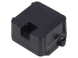 Cutie de conexiuni neagră 44,5x57x19 mm