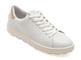 Cumpara ieftin Pantofi sport GEOX albi, D45WEA, din piele ecologica