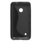 Husa silicon S-case neagra pentru Nokia Lumia 530
