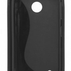 Husa silicon S-case neagra pentru Nokia Lumia 530