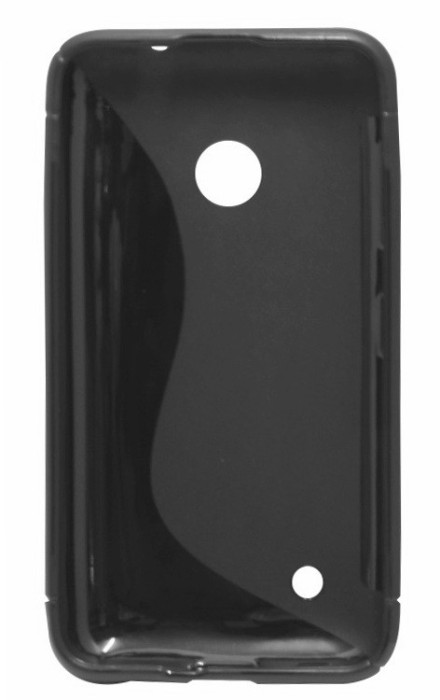 Husa silicon S-case neagra pentru Nokia Lumia 530