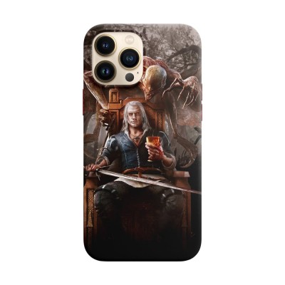 Husa compatibila cu Apple iPhone 14 Pro Max model Geralt the witcher, Silicon, TPU, Viceversa foto