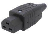 Conector Alimentare AC 16A 250V Mufă Mamă Drept IEC 60320