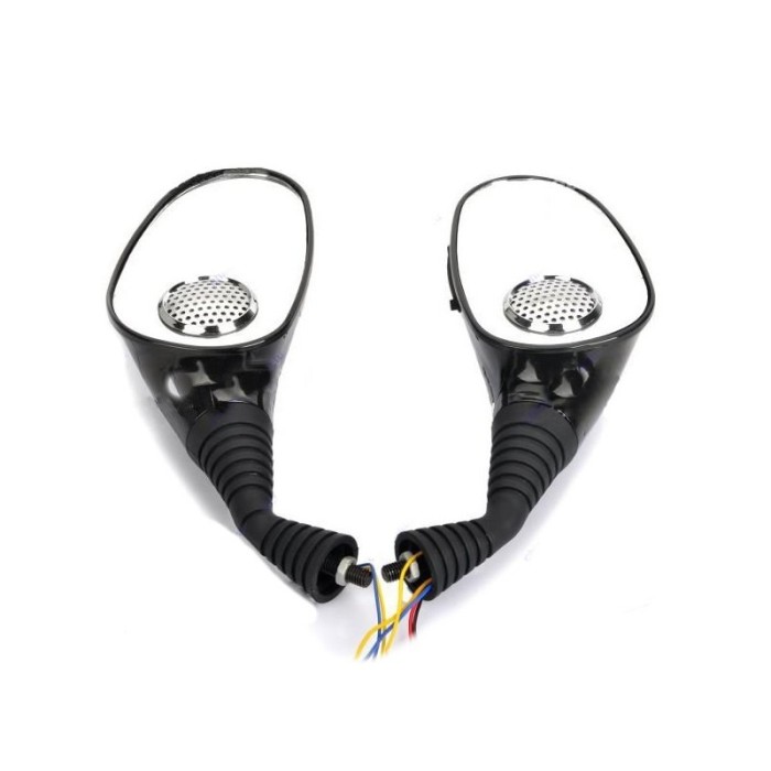 Set oglinzi scuter cu boxe incorporate si MP3 Set oglinzi scuter cu boxe incorporate si MP3