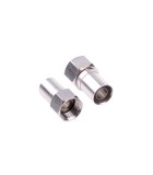 Mufa F compresie pentru cablu coaxial cu diametrul de 6.8mm, Oem
