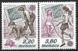 B1111 - Monaco 1989 - Europa 2v, neuzat,perfecta stare, Nestampilat