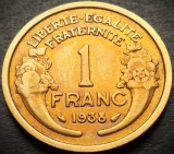 Cumpara ieftin Moneda istorica 1 FRANC - FRANTA, anul 1938 * cod 4412 = excelenta, Europa