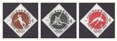Japonia 1961 - Jocurile Olimpice Tokyo, sport, serie neuzata foto