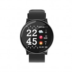 Ceas Smartwatch Techstar? W8 Gri, 1.3 inch IPS, Monitorizare Cardiaca, Tensiune. Oxigenare, Sedentary, Bluetooth, IP65 foto