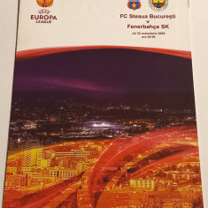 Program meci fotbal STEAUA BUCURESTI - FENERBAHCE (Europa League 22.10.2009)