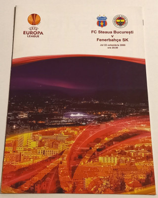 Program meci fotbal STEAUA BUCURESTI - FENERBAHCE (Europa League 22.10.2009) foto