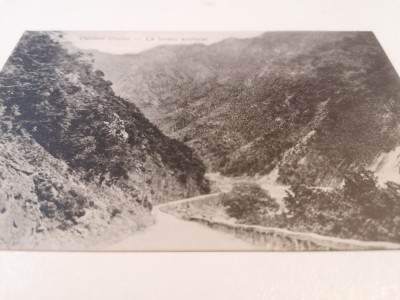 CARTE POSTALA VECHE NECIRCULATA - DEFILEUL OLTULUI LA TUNELUL ARTIFICIAL foto