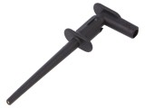 Clips masurare cu penseta ST&Auml;UBLI 1A 300V, 2mm soclu, 75mm lungime, cod 65.9187-21