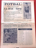 Program meci fotbal FC INTER SIBIU - RAPID BUCURESTI (07.12.1988)