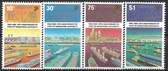 C709 - Singapore 1989 - Vederi 4v. neuzat,perfecta stare