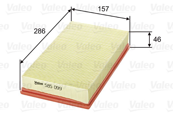 VALEO 585099 Filtru aer