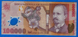 (1) BANCNOTA ROMANIA - 100.000 LEI 2001, POLYMER, PORTRET NICOLAE GRIGORESCU