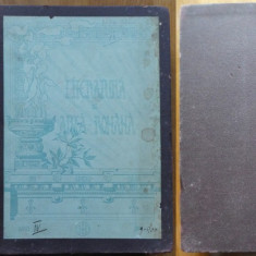 Revista Literatura si Arta Romana , anul 4 , 1900 , cotor piele