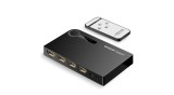 Ugreen HDMI - 3x HDMI Splitter 3D 4K 7.5 Gbps 36 bit pe canal negru (40234)