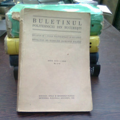 BULETINUL POLITEHNICEI DIN BUCURESTI NR.1-2/1942 editie bilingva