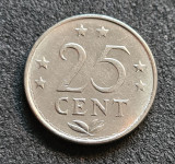 Antilele Olandeze 25 cent centi 1977, America Centrala si de Sud