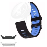 Curea din silicon compatibila cu Samsung Galaxy Watch9 40mm, Black Yale