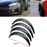 Set 4 Bandouri Protectie Laterala Aripa Overfender Universale 88x11.5cm Negre ALM